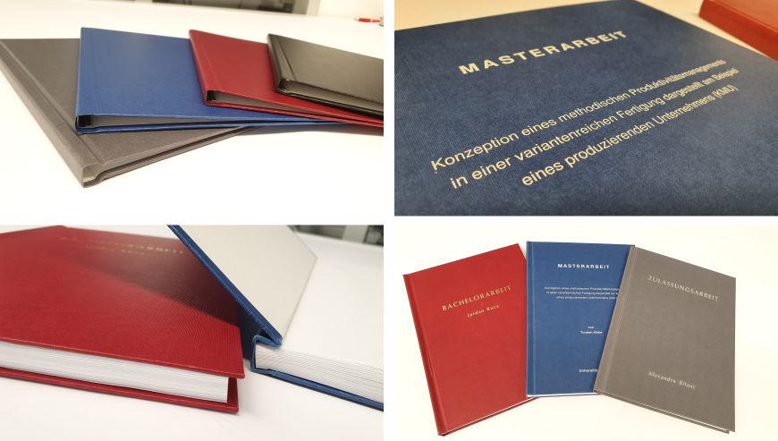 Doktorarbeit Hardcover Beispiele Farbbeispiele von Doktorarbeiten im Hardcover