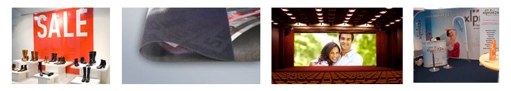 Dekosatinfahnenstoff f&uuml;r den Innenbereich