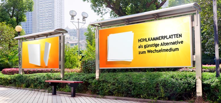 Hohlkammerplatten in DIN-Formaten